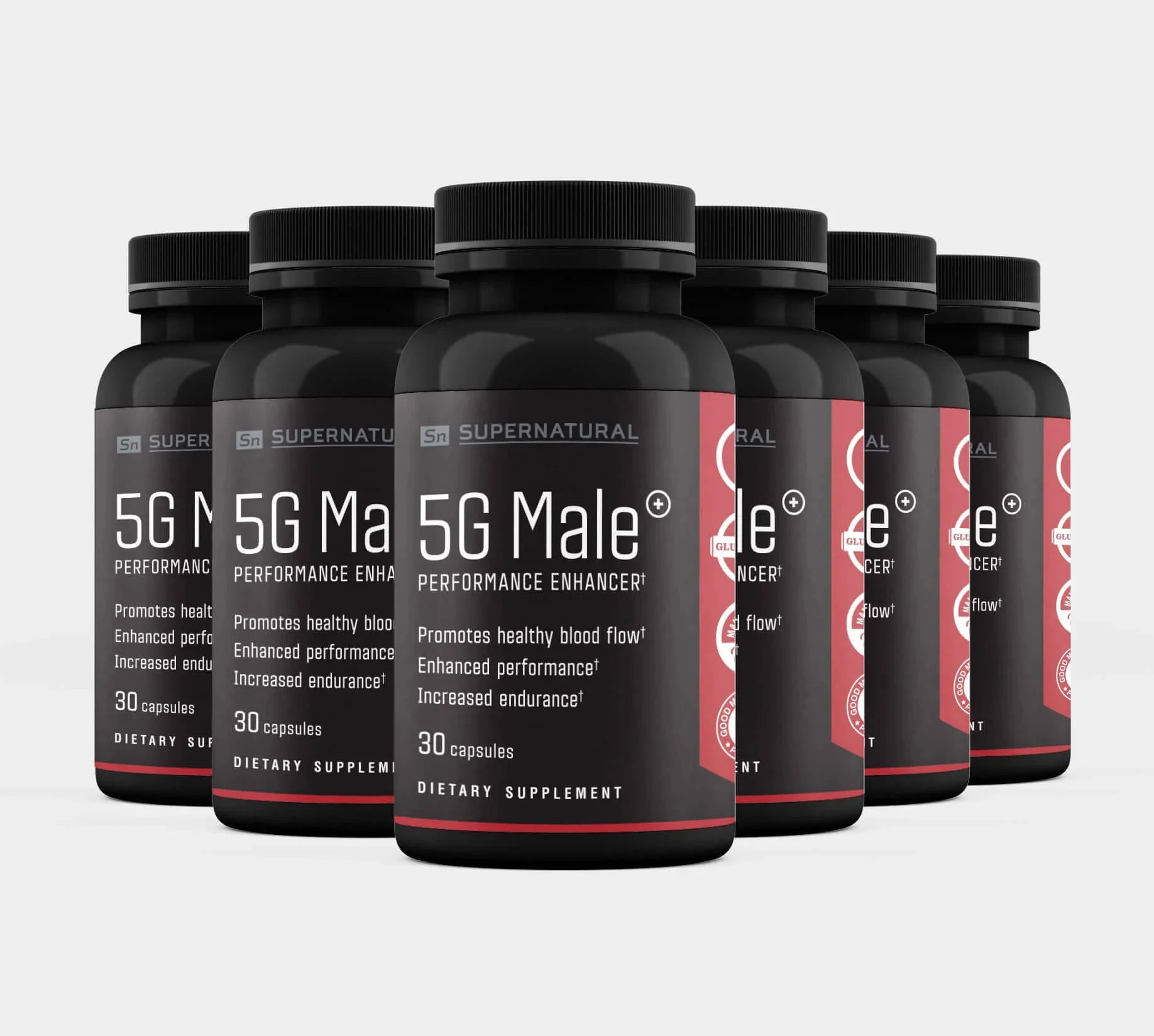 5G Male Plus Supplement Bottle